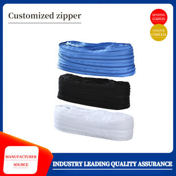 Number 5 nylon zipper Customized
