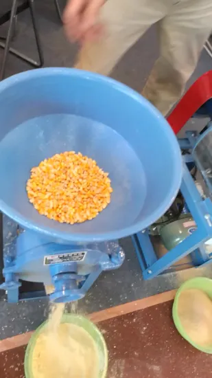 NDRD Automatic Maize Corn Grits Grinding Corn Flour Mill Machine