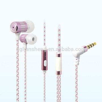 Pink Computer Headset, Best Wire Control Headphone for Computer