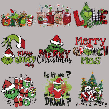 Transferências de DTF de Natal de alta qualidade para camisetas