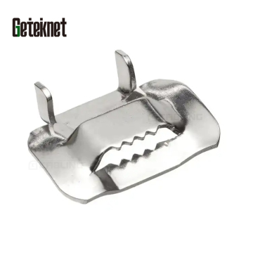 Stainless Steel Buckle Type Banding Cable Tie Clamp