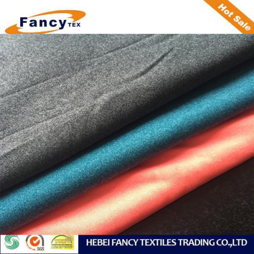 100 Poly Sports Melange Interlock Fabric 