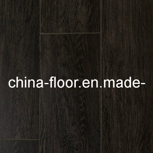 Foshan Factory 8mm AC4 Waterproof Black Oak Laminate Flooring