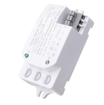 Commutateur de panneau de capteur de radar à micro-ondes réglable 200W