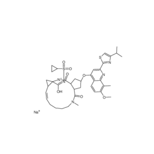 Micronized Pharmaceutical Grade TMC 435 Simeprevir Sal de sódio CAS 1241946-89-3