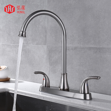 hot selling 8"Inch double handle kitchen faucet