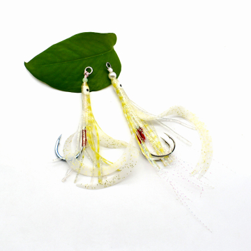 Luminous Octopus Squid Skirts Soft Lure with Jig Hooks - Glow in the Dark