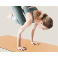 Exercice de fitness de tapis de yoga TPE en caoutchouc en liège naturel