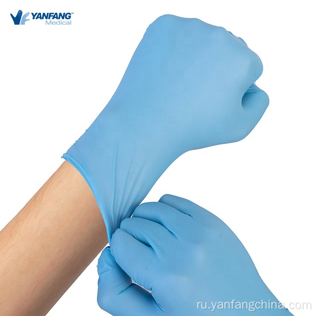 Синий одноразовый порошок бесплатный медицинский осмотр перчаток