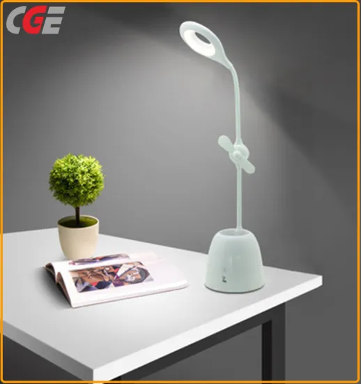 LED Table Light Pen Container and Fan 3 in 1 LED Table Lamp LED Desk Lamp LED Light