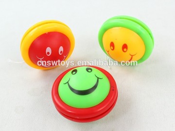 custom logo plastic yoyo smile face giveaway toy YY3000636