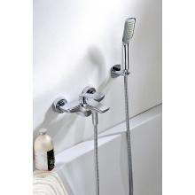 wall mount tub filler Copper Wall Mount Tub Filler With Hand Shower Factory