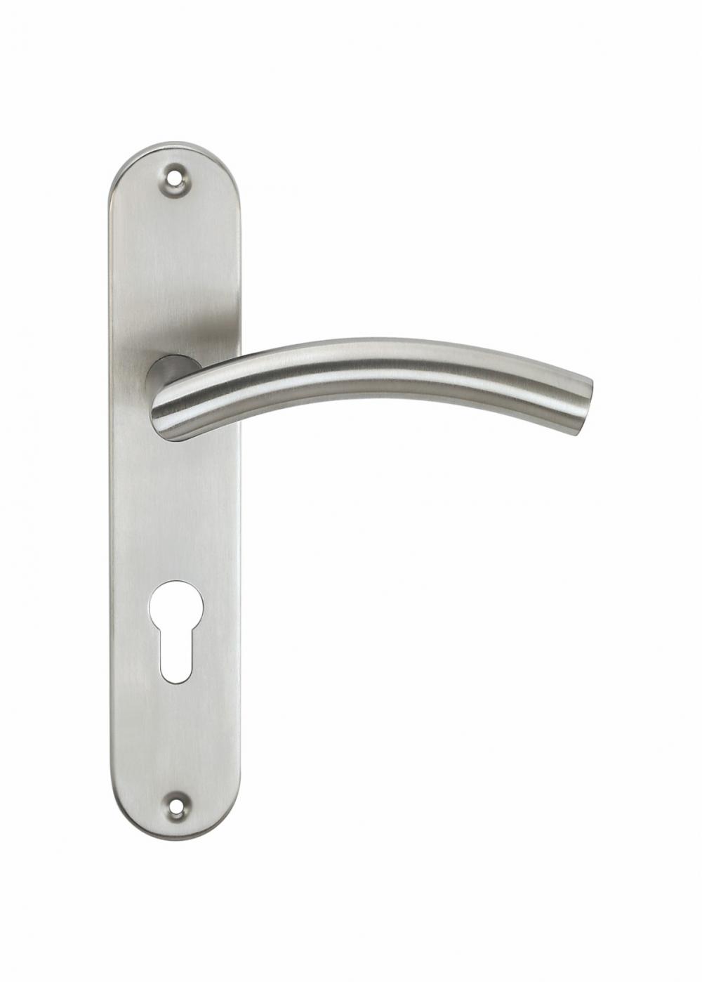 Exported European Stainless Steel Door Handle with plate