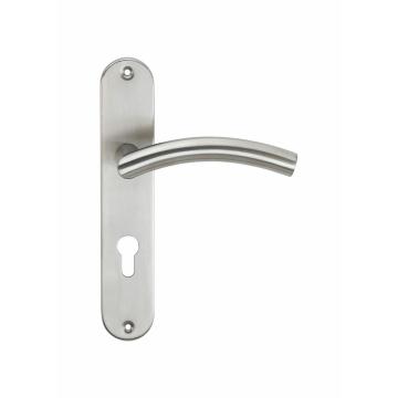 Exported European Stainless Steel Door Handle with plate