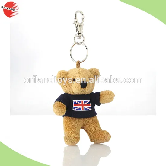 plush teddy bear keychain with T-shirt for full size KEY CHAIN                        
                                                Quality Choice