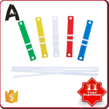2017 Best sale Office Paper clip colorful Plastic file fastener