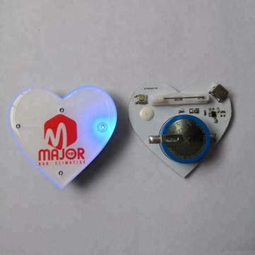Porta del logo del badge LED ricaricabile USB per schede di nome