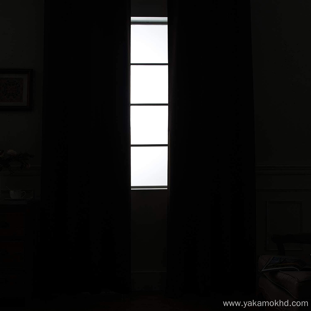 Dark Grey 100% Blackout Curtains