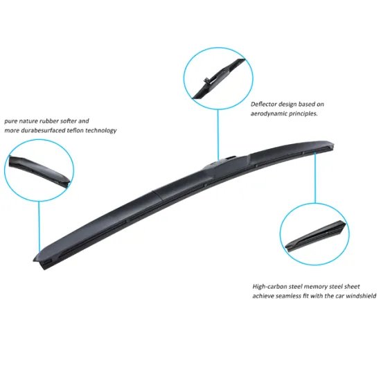 Car Wiper Restorer Windscreen Wiper Blade Three-stage 14''-28''inch Wiper Black Natural Rubber Universal Fit for 95% Cars CN;HEB