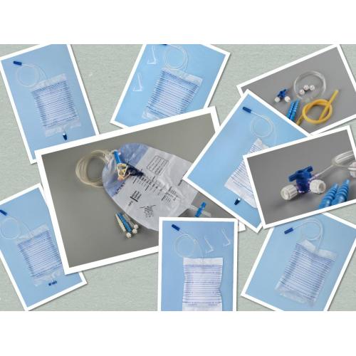 Tas Urine Meter PVC Sterilisasi EO Berkualitas Tinggi