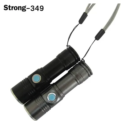 Small Body Aluminum USB Charging LED Gift Flashlight Torch