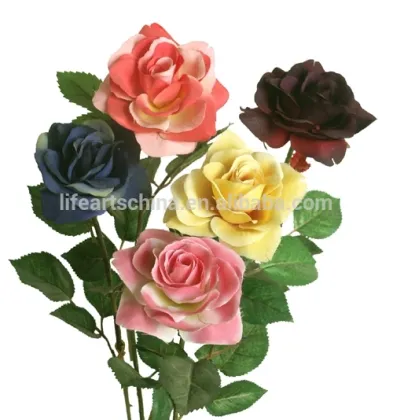 rose flower, 65cm artificial rose flower, long sterm silk flower, artificial rose