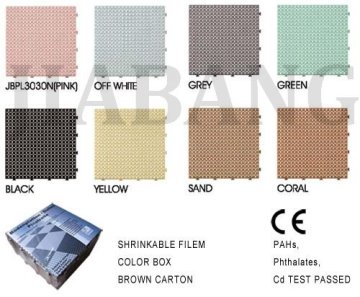 Long Lifetime Competitive Interlocking Modular Plastic DIY Flooring Sheet 100% new PE