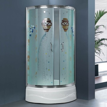 Modern beach style bath sliding door sector shower room