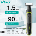 VGR V-017 επαναφορτιζόμενη ξυριστική μηχανή μαλλιών σώματος για άνδρες