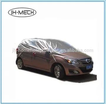 sun protection, UV reflection peva/polyester waterproof top half car cover