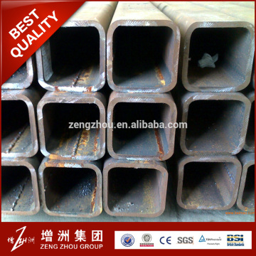 oil paint st37 mild steel black welded square & rectangular steel pipe / ERW hollow section