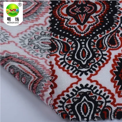 Good quality 100% viscose crepe crinkle fabric