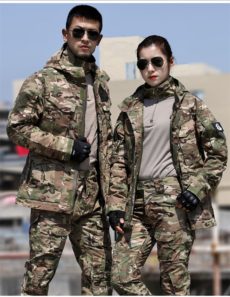 Camouflage Jacket And Pants Sets