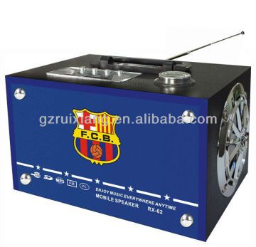 Glass color light effect portable Speaker
