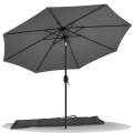 9ft patio paraply hage parasol med veivhåndtak