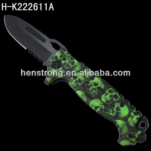 China YangJiang Outdoors Camo Coating Knife, Tactical Folding Knife