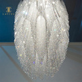 Nuovo lampadario a soffitto di cristallo a stella personalizzata a stella personalizzata