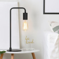 Petites lampes de bureau Edison en métal pour le chevet