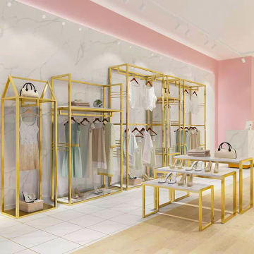 Metallkleidung Display -Rack für Bekleidung Einzelhandel