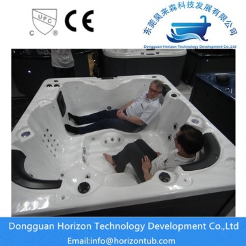 Various types of hot tub in horizon