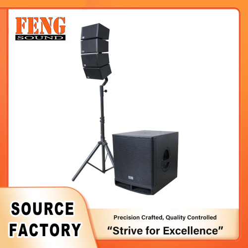 Alto-falante Line Array habilitado para Bluetooth com saída de 1800 W