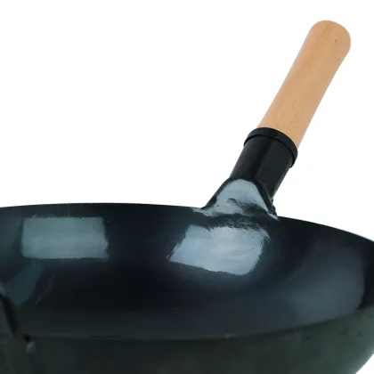 Preseason handmade round bottom carbon steel Wok Chinese Wok Traditional Cantonese wok