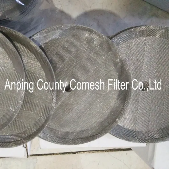 9cm Stainless Steel Woven Coffee Filter Disc