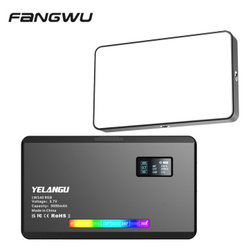CRI95 + RVB Video Light: 2500-9000K Température de couleur réglable avec écran LCD, pour VLog, streaming en direct et photographie