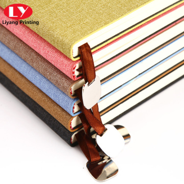 Luxury Textile Cover Diary Notebook Printing