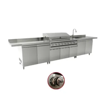 Hot Selling Outdoor BBQ Grill Island Kitchen Cabinet for Restaurant
