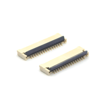 1.0mm FPC Connector Front Insertion Rear Flipping
