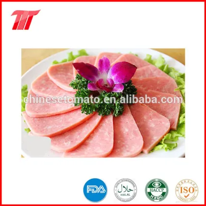Organic luncheon meat of pork, chicken luncheon meat OEM brand