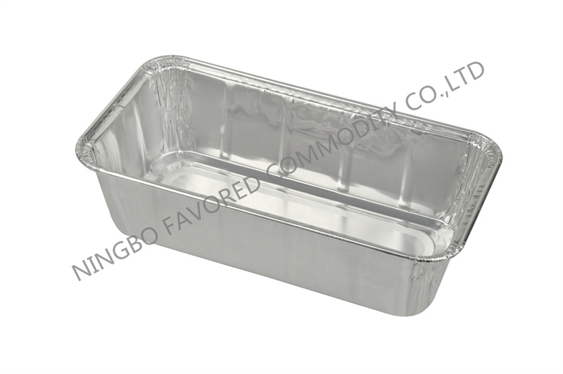 Recipiente de papel de aluminio molde para pan de 2LB