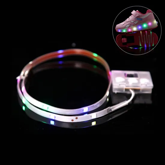 Flashing LED Lights for Shoe Soles and Clothing Accessories - 7/9/12/17/20 LEDs